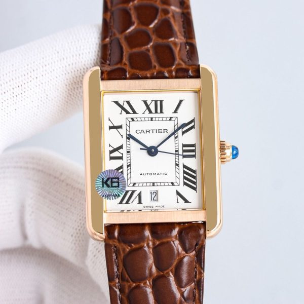 Cartier Tank Replica Horloge - Beste AAA+ 1:1 Super Clone Kopen Met Betaling Bij Levering 1087894427