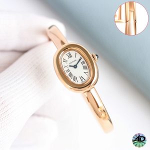 Cartier Baignoire Super Clone Horloge: Luxe Replica Horloges Betalen Bij Levering 1132289027 - front view