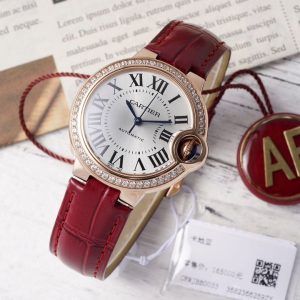 Cartier Ballon Bleu 33mm AAA+ Replica Horloge - Betalen bij Levering 1040897752 - front view