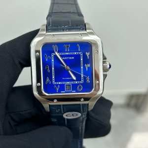 Cartier Santos Super Clone Horloge - Beste Replica Horloges Kopen Met Betaling Bij Levering 1129000465 - front view | Cartier